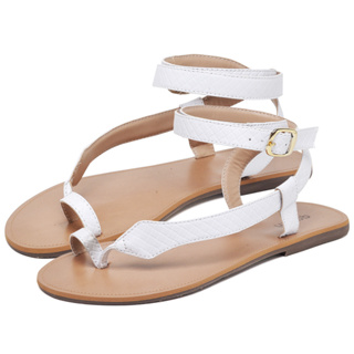 Sandalia Rasteirinha Dubuy Feminina Cobra Branca Naja 2033FG em Oferta na Shopee