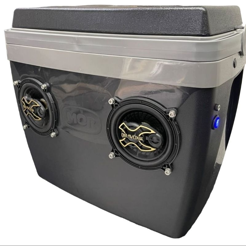 Cooler Caixa Térmica Grande 34L/ Som Embutido Bluetooth 120w