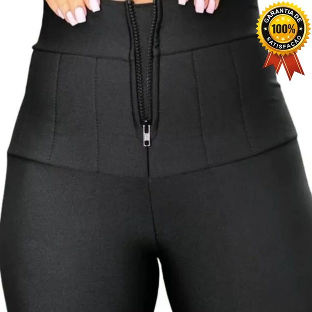 Legging Lipo PRETA Power Suplex | SUPER | CONFORTO em Oferta na Shopee