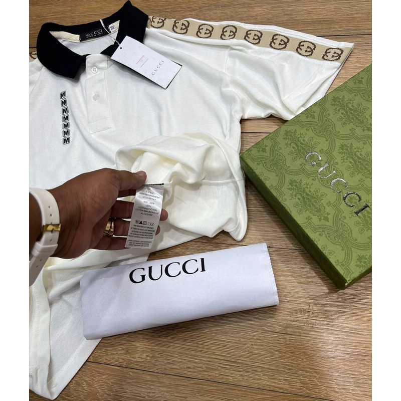 Camisa Polo Gucci Preta