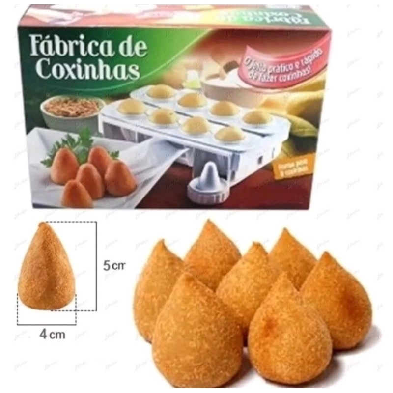 Forma Fabrica De Coxinha 8 Coxinhas- Lig Brin