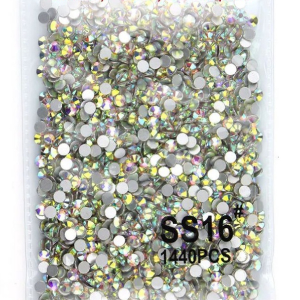 Strass Vidro Ss16 (4mm) Boreal 1.440 Pedras