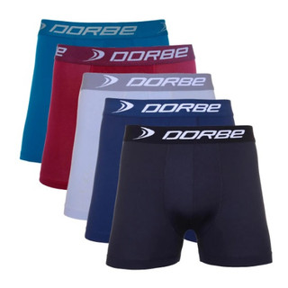 Kit 5 Cuecas Boxer Microfibra Dorbe Não Enrola Original Masculina Cueca Box Masculino Adulto Sortido em Oferta na Shopee