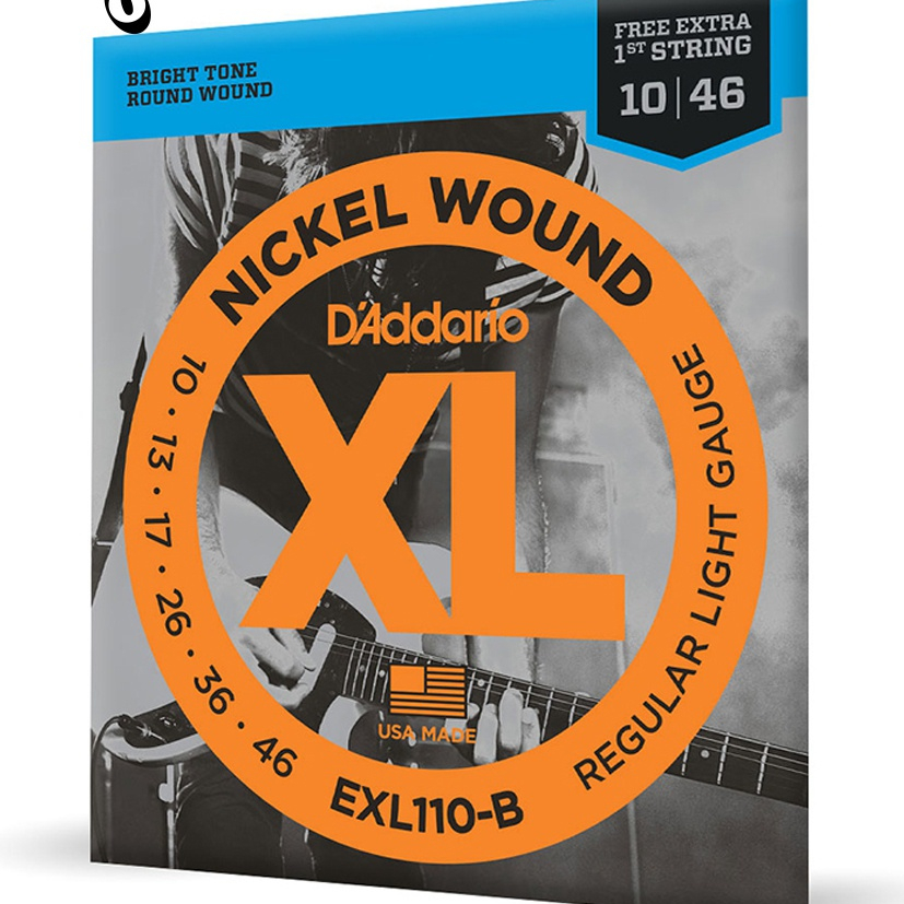 Encordoamento para Guitarra Daddario 010-046 EXL110-Encordoamento para Guitarra Daddario 010-046 EXL110-