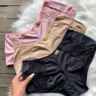 Calcinha Lingerie Calçola Renda Conforto Hot Pants