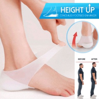 3cm Par Palmilhas De Silicone Invisíveis Para Aumentar Altura calcanhar de silicone