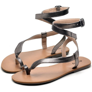 Sandalia Rasteirinha Dubuy Feminina Cobra Cobre Naja 2033FG em Oferta na Shopee