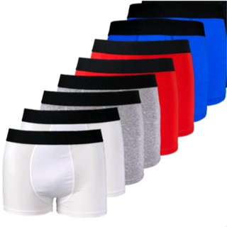 5 Cuecas Boxer Adulto Box Microfibra Com Forro de Algodão Short em Oferta na Shopee