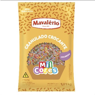 Granulado Colorido Crocante Chocolate 1Kg Mavalério