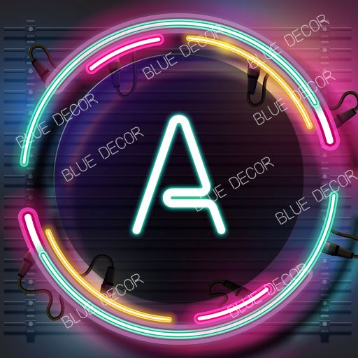Tapete pista dança evento Neon Personalizado
