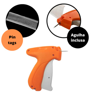 Aplicador Tag Pin Para Etiqueta, Preços + 5000 Pins Para Roupas Fixador de Etiqueta em Oferta na Shopee