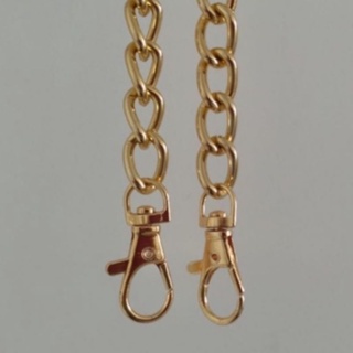 Alça Corrente 1,20 metro p Bolsas completa c mosquete em Oferta na Shopee