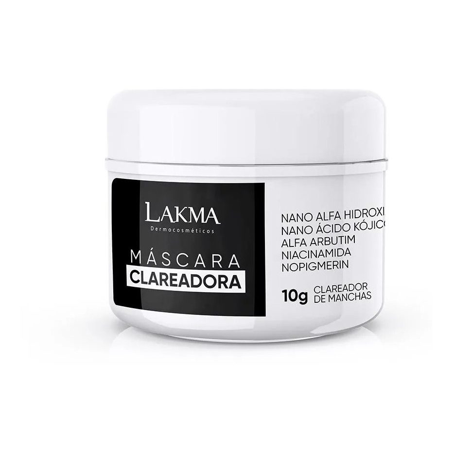 Lakma Máscara Clareadora Facial 10g Para Manchas e Melasma