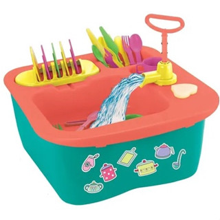 Brinquedo Pia De Louças Acquabrink Plástico várias peças