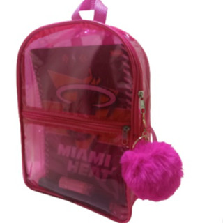Mochila Plástico Neon Transparente Cristal/trabalho/escola/praia/enfermagem
