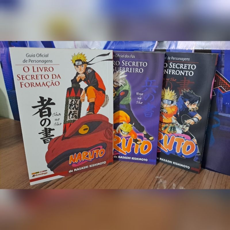 Naruto: Guia Oficial De Personagens - O Livro Secreto Do Confronto