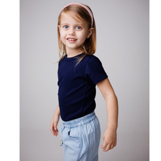 Blusa Feminina Infantil 1 ao 3 Manga Curta