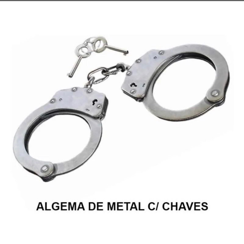 Kit Chapéu de Polícia/Policial e Algema Fantasia Festa Cosplay — imagem 2 de 2