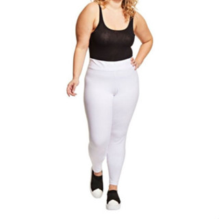 Calça Legging Plus Size Suplex Flanelado Peluciado G1 G2 G3 G4 Enfermagem Feminina