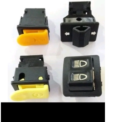 Botões Shineray jet 50 Pisca buzina farol alto baixo liga desliga luz partida interruptor