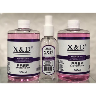 kit 2 prep X&D de 500ml e 1 refil de 120ml