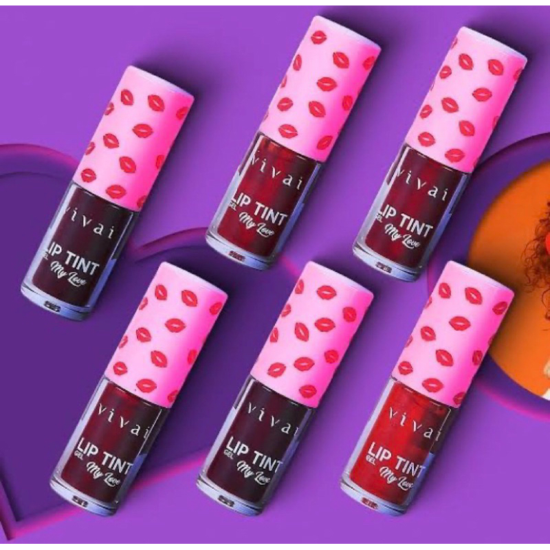 Lip Tint Gel My Love Efeito Natural Vivai Shopee Brasil