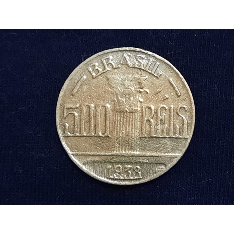 Moeda 500 réis de 1938 .