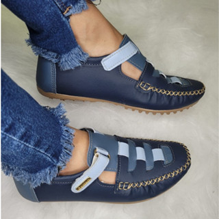 Mocassim feminino gladiador casual promoção lançamento