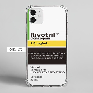 Capa Capinha Case de Celular Personalizada Rivotril