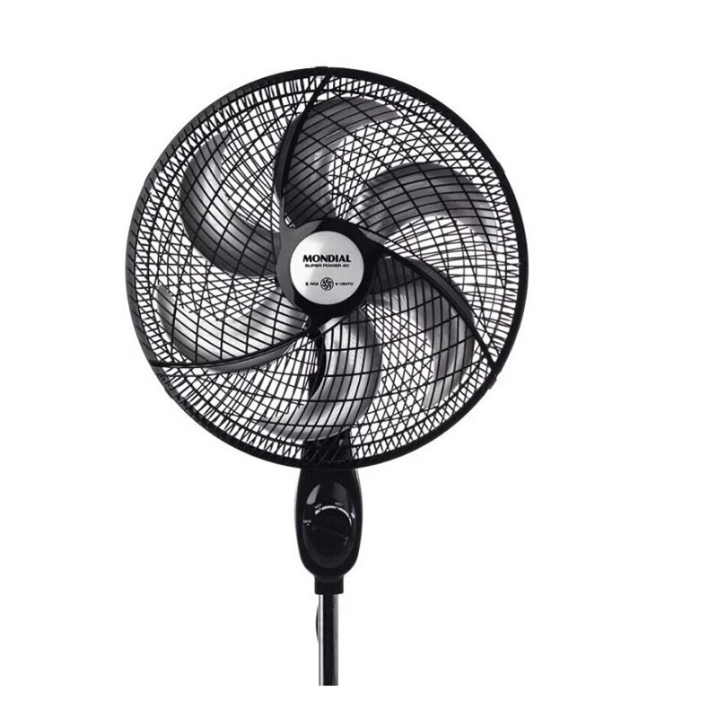 Ventilador Mondial Coluna VSP40 6 Pas Prata/Preto 110/220V | Shopee Brasil