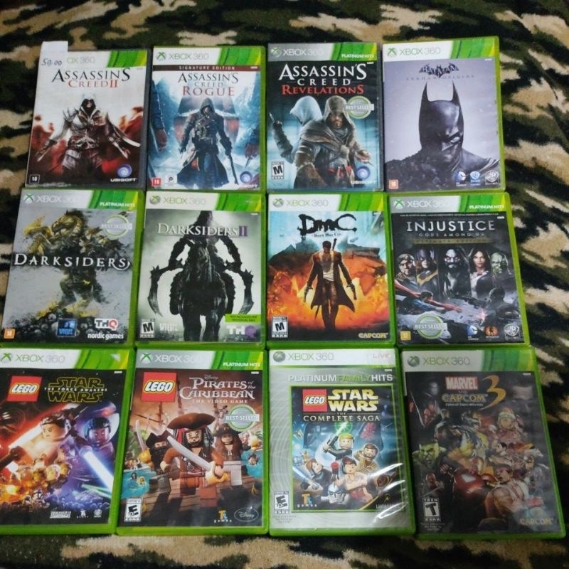 Pack De Jogos Xbox 360 Mídia Digital - Escorrega o Preço