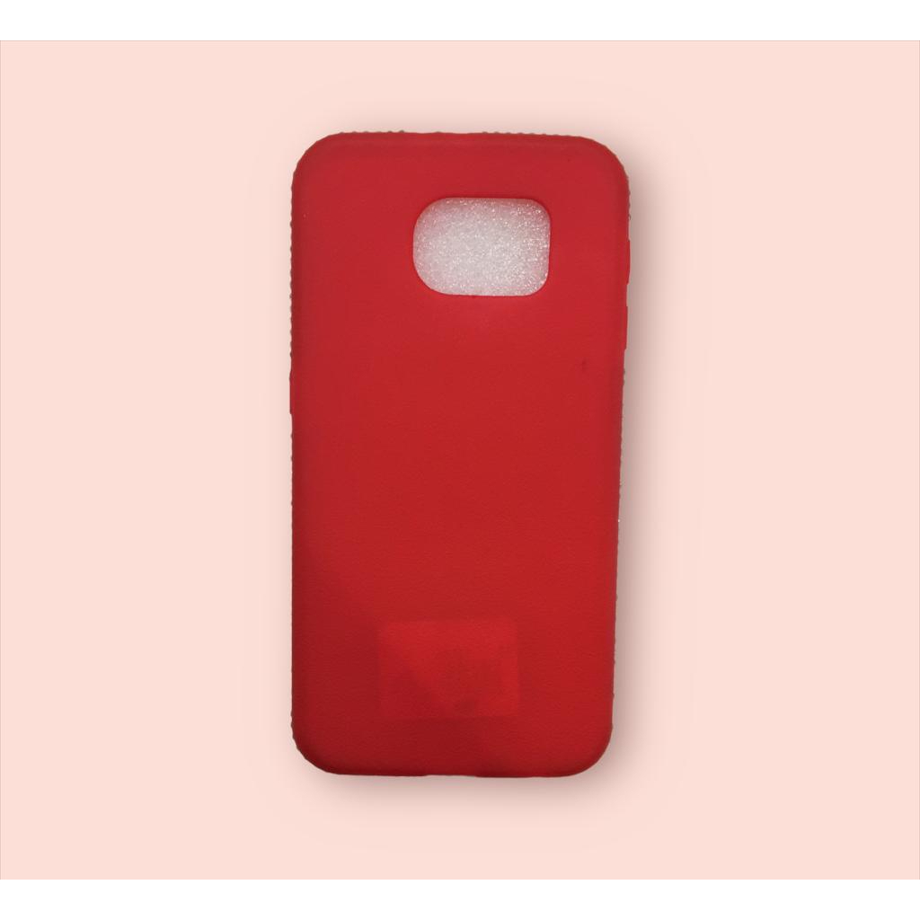 Capa Capinha Vermelha com Strass Lateral Celular Samsung Galaxy S6