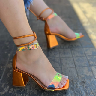 Sandalia Feminina Salto Bloco 3780