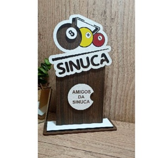 Troféu de Sinuca Personalizado em Oferta na Shopee
