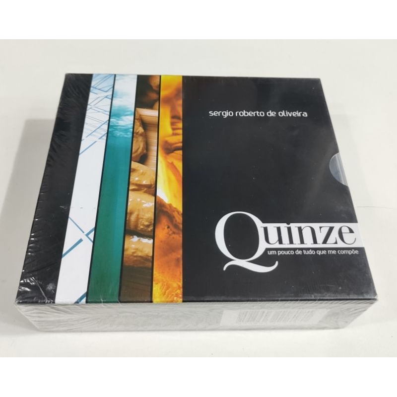 BOX 4 CDS - SERGIO ROBERTO DE OLIVEIRA - ( QUINZE ) - UM POUCO DE TUDO QUE ME COMPÕE