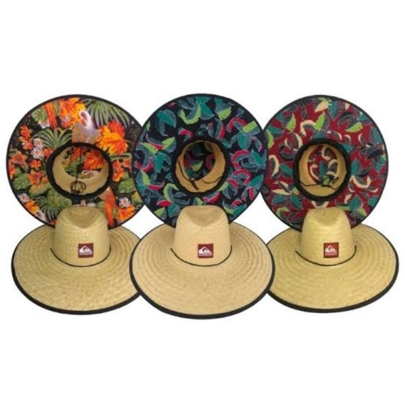 Chapéu De Palha Estampado Masculino Feminino Surf Sombreiro