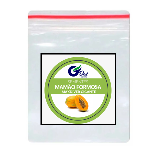 1.000 Sementes Mamão Formosa Maxdiver Gigante Poupa Vermelha!