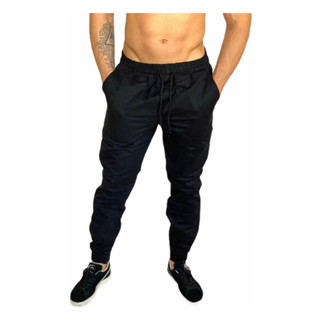 Calças Jogger Masculina Jeans Com Elástico Várias cores Promoção