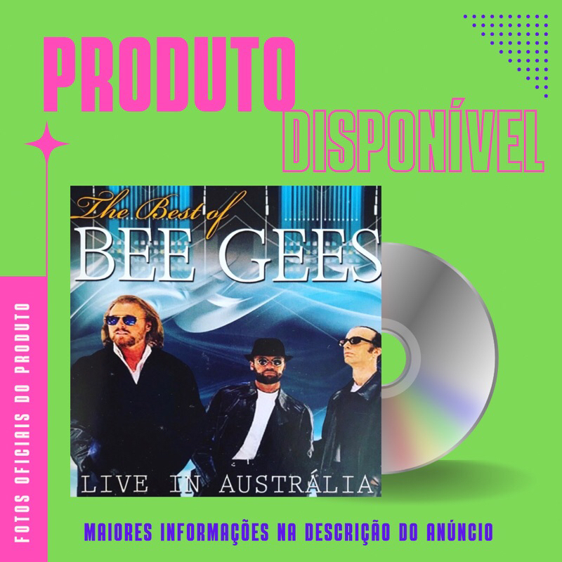 CD BEE GEES - THE BEST OF BEE GEES LIVE IN AUSTRÁLIA