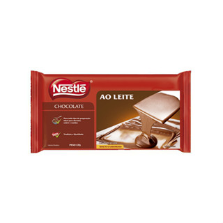 Barra De Chocolate Cobertura Ao Leite 1kg - Nestle