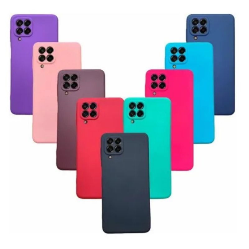 Capa Capinha Aveludada para Samsung Galaxy M53 5G Várias Cores com Proteção Câmera