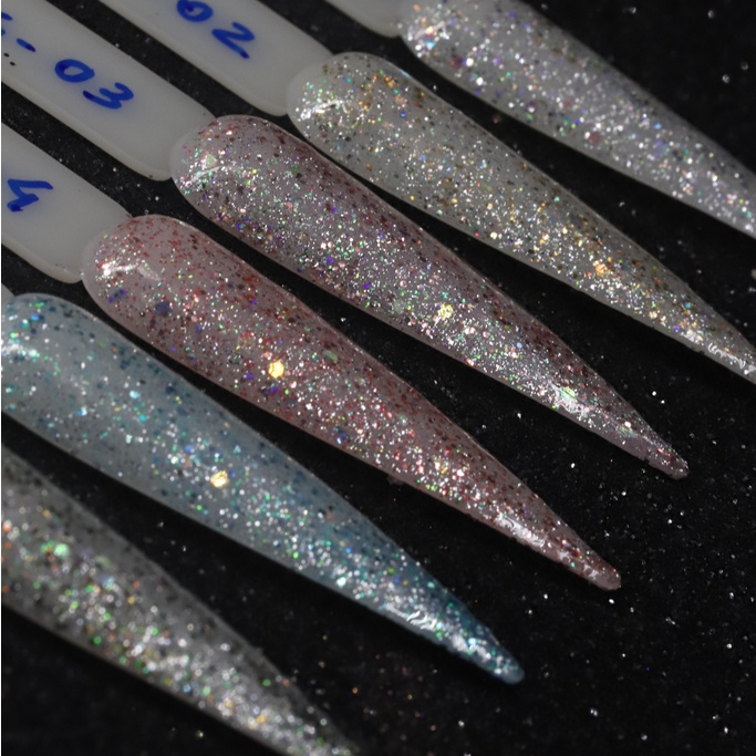 Esmalte Em Gel D&Z Coleção Shine Com Glitter 7ml LED/UV