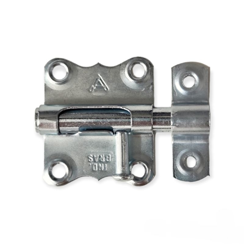Fecho Trinco Tarjeta Fio Redondo Aço 51mm Zincado