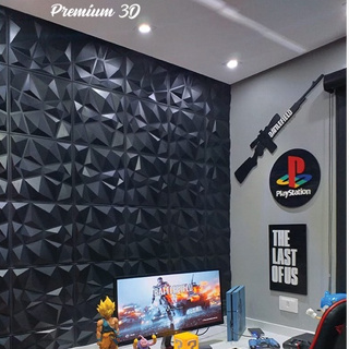 Low Poly 30x30cm | kit 22 peças (2m²) | Anti-impacto | Decoração de parede em Oferta na Shopee