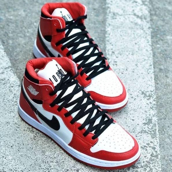 Nike air force store cano alto vermelho