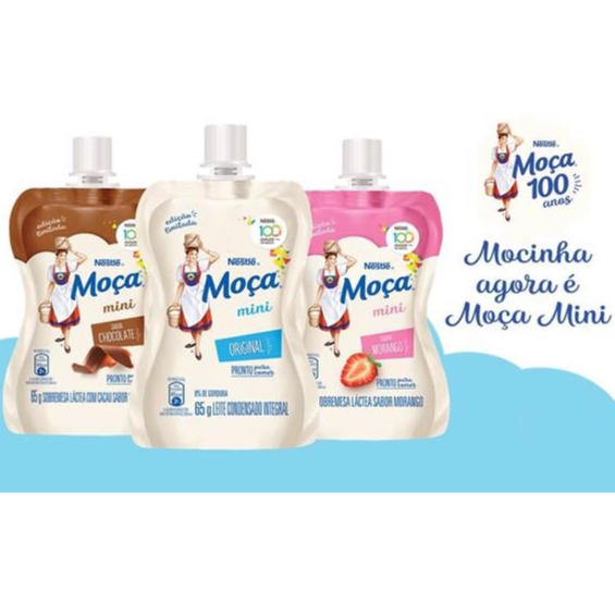 Leite Condensado Moça mini Pronto para Comer 65g Novidade