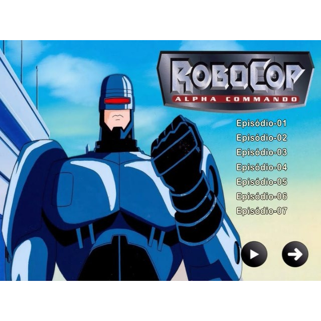 Desenho Robocop - Alpha commando (completo) - Desconto no Preço