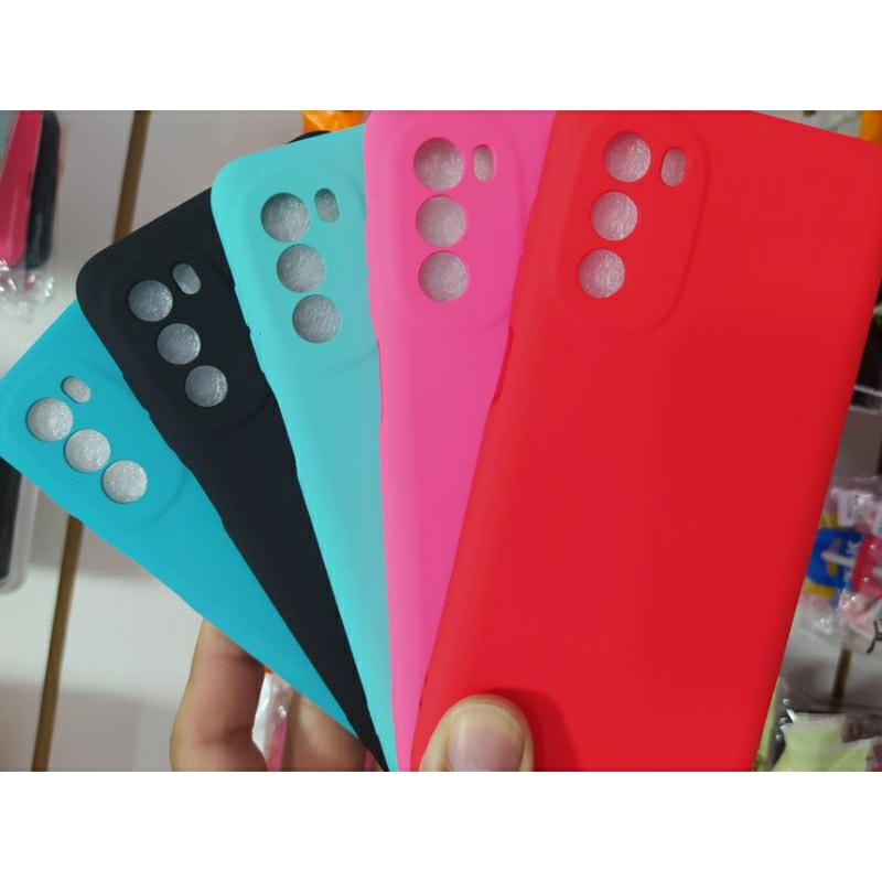 Capa capinha case de Silicone aveludada para Smartphone Motorola G52 / G82