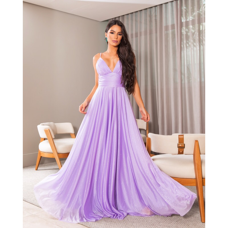 Vestido best sale madrinha lavanda