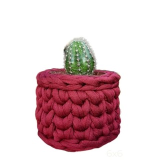 chapeco para suculentas MiNi croche fio de malha